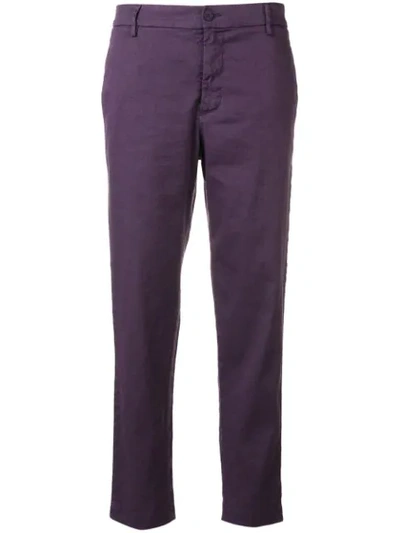 Barena Venezia Classic Chino Trousers In Purple