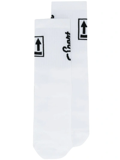 Off-white Medium Sport Sock In White