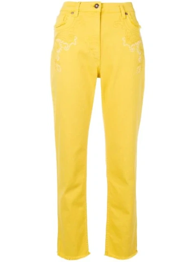Etro Schmale Jeans - Gelb In Yellow