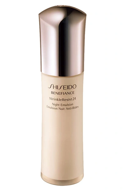 Shiseido Benefiance Wrinkleresist24 Night Emulsion, 2.5 oz