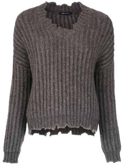 Uma Raquel Davidowicz Sonia Knitted Jumper In Grey