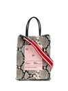 N°21 Snake-print Shopper Bag In N0178 Rock