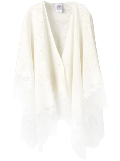 Ermanno Scervino Cardigan Mit Spitzendetails In White