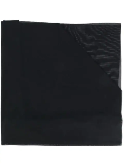 Fisico Lightweight Scarf In Black