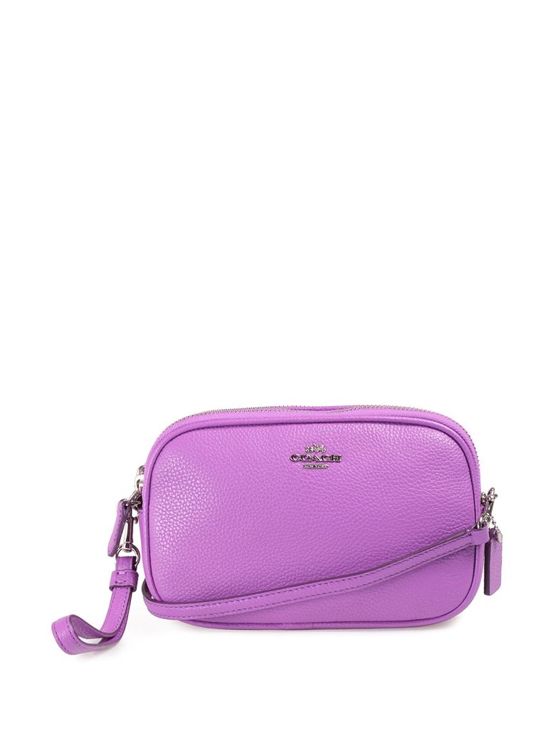 Coach Pebbled Leather Cross-body Bag In Viola | ModeSens