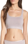 Yummie Tanya Scoop Wireless Bra In Thistle