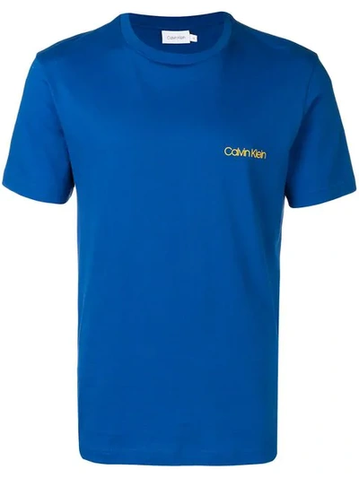 Calvin Klein T-shirt Mit Logo In Blue