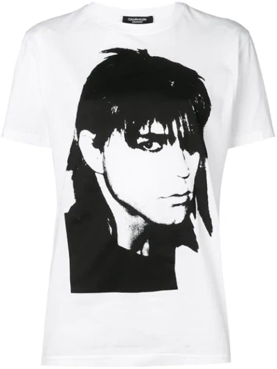 Calvin Klein 205w39nyc X Andy Warhol Graphic Print T-shirt In White