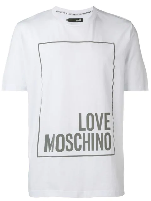 Love Moschino Classic Logo T-shirt - White | ModeSens