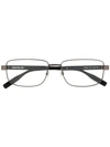 Montblanc Rectangular Frame Glasses In Black