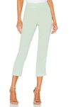 Theory Basic Pull On Pant In Opal Green