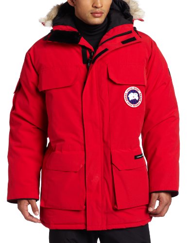 Canada Goose Men's Expedition Parka Coat In Red | ModeSens