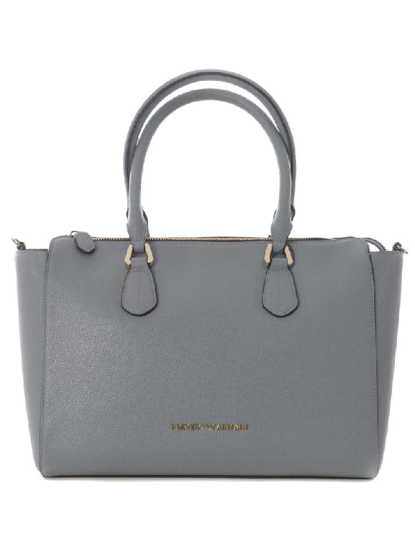 Emporio Armani Shoulder Bag In Celeste Polvere | ModeSens