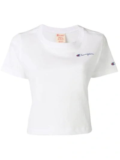 Champion Logo Print T-shirt - White
