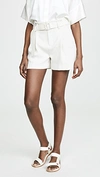 Vince Belted Shorts In Pampas