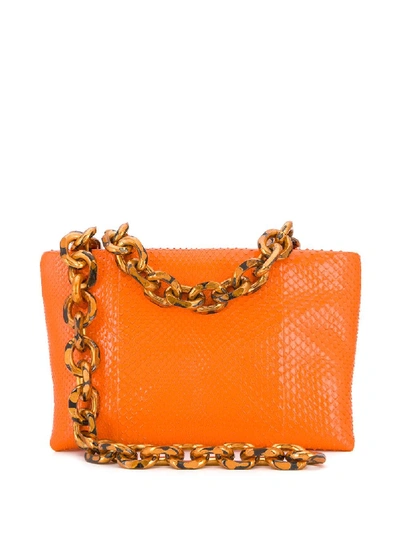 Calvin Klein 205w39nyc Chain Envelope Handbag - Orange