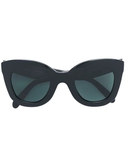 Celine Butterfly Sunglasses In Black