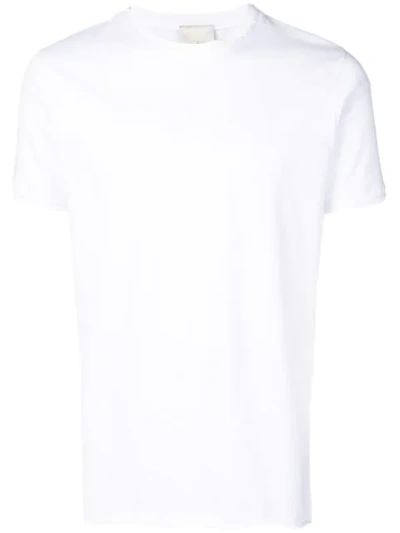 Leqarant Short-sleeve Fitted T-shirt In White