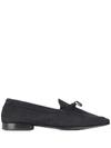 Leqarant Slip-on Denim Loafers In Black