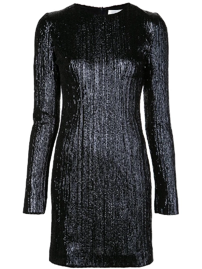 Galvan Bodycon Mini Dress - Black