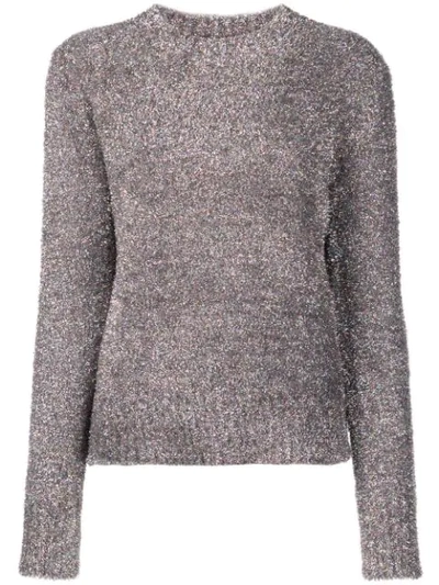 Sies Marjan Textured Knit Sweater In Grey