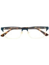 Gucci Eyewear Rectangle Frame Glasses - Blue