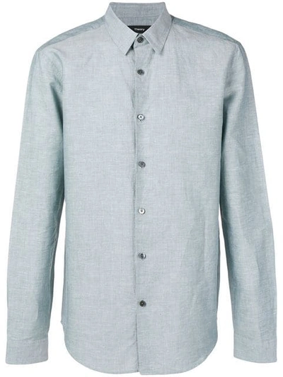 Theory Irving Shirt - Grey In Grey