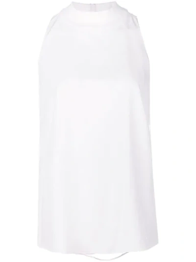 Cushnie Halterneck Top - White