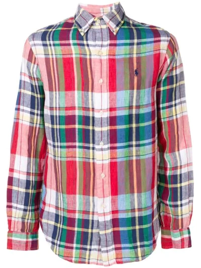 Polo Ralph Lauren Check Shirt In Red