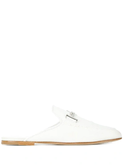 Tod's Double T Mules - White