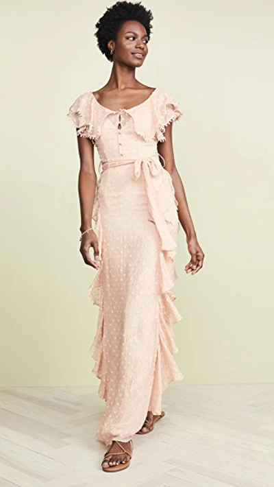Alice Mccall Moon Talking Gown In Nude
