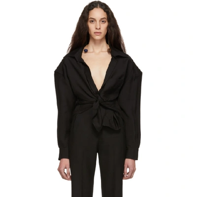 Jacquemus Black La Chemise Pavia Shirt