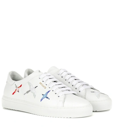 Axel Arigato Clean 90 Bird Leather Sneakers In White