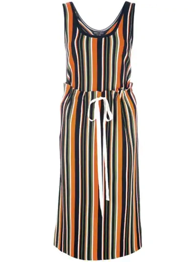 Proenza Schouler Striped Knit Tank Dress In Multicolour