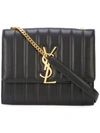 Saint Laurent Vicky Medium Shoulder Bag In Black