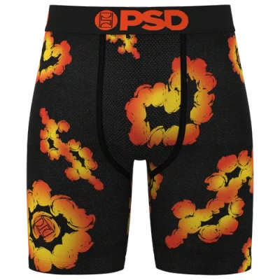 Psd Mens  Cloud Flares Underwear In Black/orange