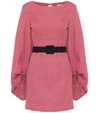 Rebecca Vallance Greta Long Sleeve Mini Dress In Pink