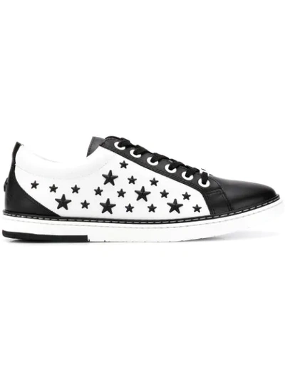 Jimmy Choo Black Leather Sneakers