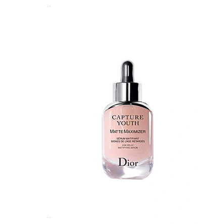 Dior Capture Youth Matte Maximizer Age-delay Matifying Serum 30ml In White