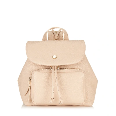 Jimmy Choo Suki Grainy Leather Backpack Jimmy Choo Suki Powder Pink Pebble Leather Backpack | DBLTKE  main image 3