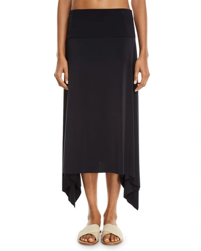 Magicsuit Jersey Convertible Skirt Dress Swim Cover-up In Black