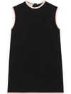 Gucci Stretch Viscose Tunic Top In Black