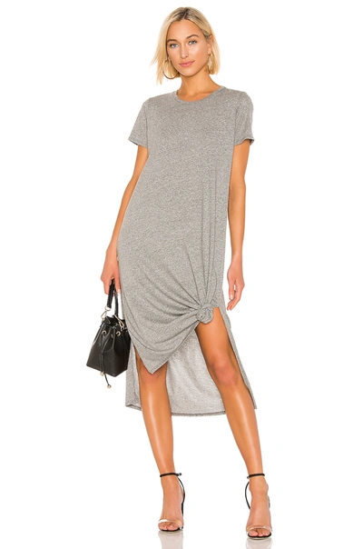 Michael Lauren Gregor Tee Dress In Heather Grey