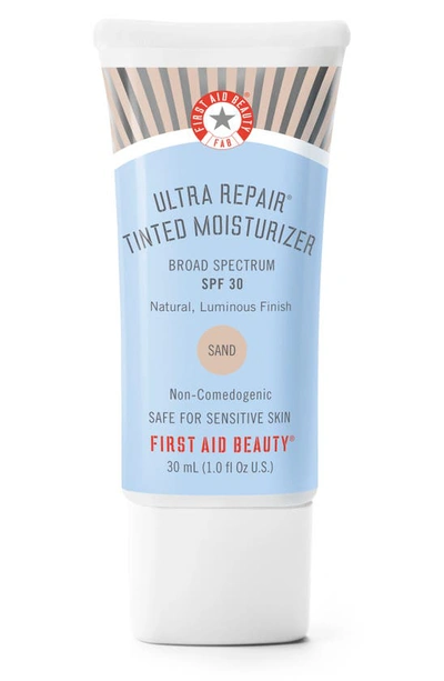 First Aid Beauty Ultra Repair® Tinted Moisturizer Broad Spectrum Spf 30 Sand - For Light To Light/medium Skin With Wa