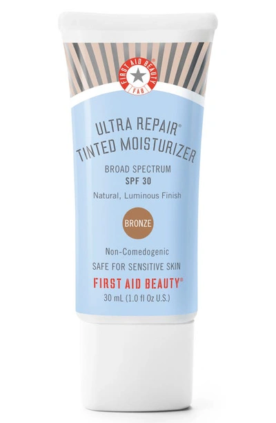 First Aid Beauty Ultra Repair® Tinted Moisturizer Broad Spectrum Spf 30 Bronze - For Medium Brown Skin With Warm, Net