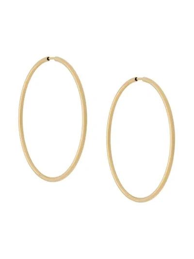 Maria Black Senorita 50mm Endless Hoop Earrings In Gold