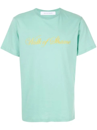 Walk Of Shame T-shirt Mit Logo-stickerei - Grün In Green