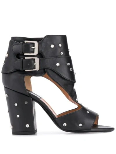 Laurence Dacade Black Leather Rush Sandals