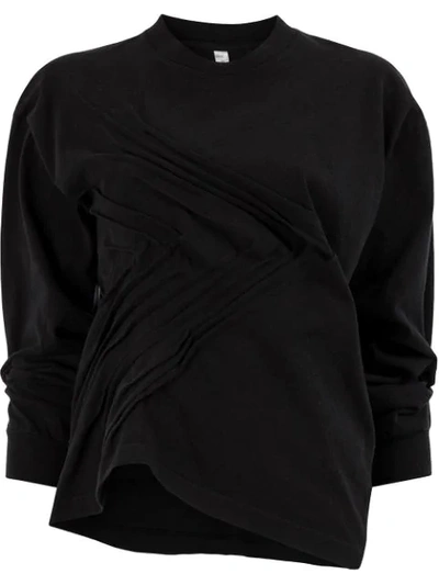 Aganovich Gathered Seam Jumper - Black