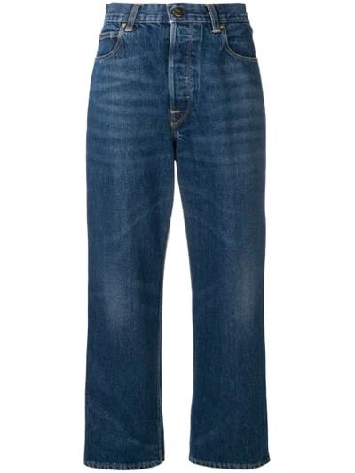 Golden Goose High-waisted Wide Leg Jeans In Blue